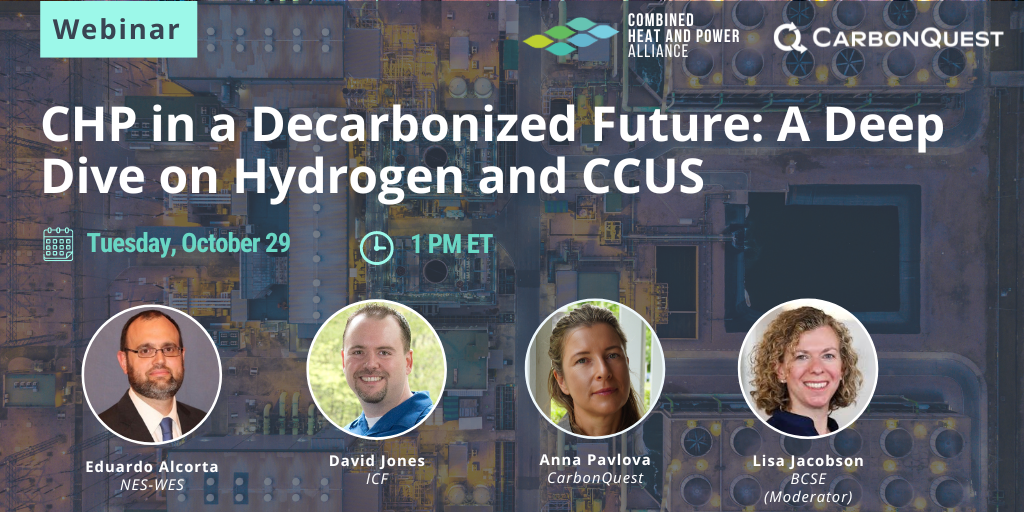 WEBINAR — The Future of Decarbonized CHP